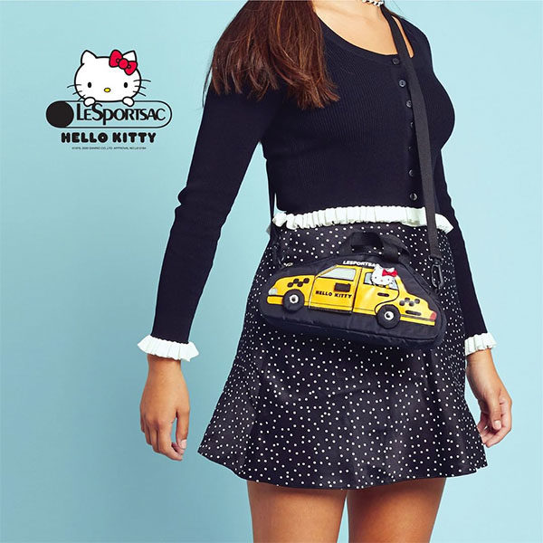 hello kitty x lesportsac 2020 model nyc yellow cab bag