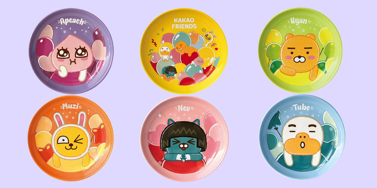 These Colourful Kakao Friends Plates Will Soon Be Available At 7-Eleven To Give Your Dining Table A Glow Up