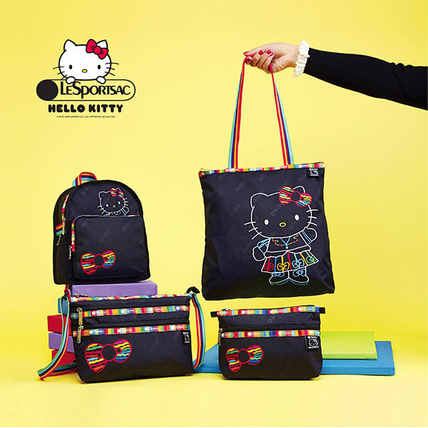 LeSportsac x Hello Kitty Crossbody Messenger Black - Sanrio