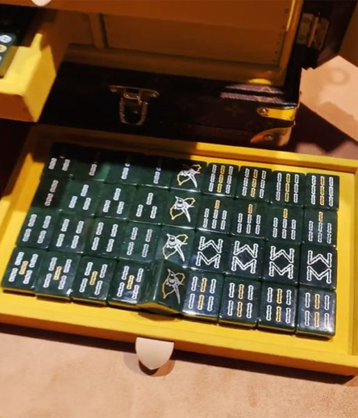 Louis Vuitton Has A Monogram Mahjong Set With Jade Tiles To Flex