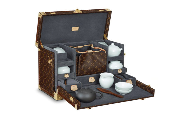 Japanese Artist DIYs Atas Louis Vuitton Drink Carrier, Time To