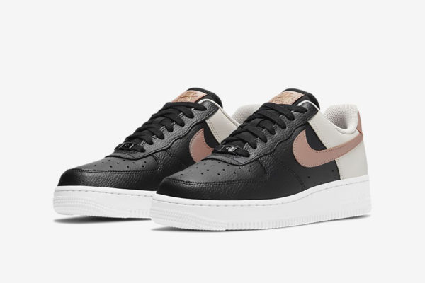 nike air force 1 pink black