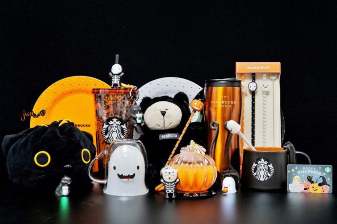 Starbucks Korea 21 Magic Halloween Color-Changing Straw Set – Limited Edition Coaster Included