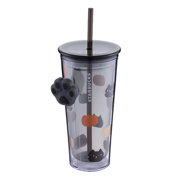 starbucks taiwan halloween 2020 paw cold cup