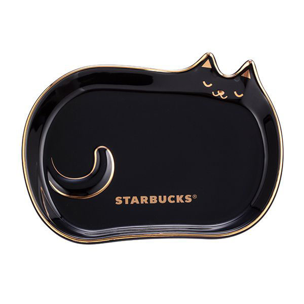 starbucks taiwan halloween 2020 cat dish