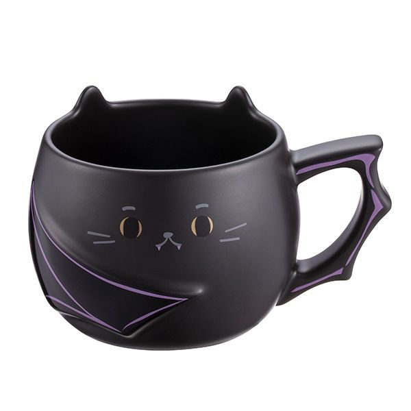 starbucks taiwan halloween 2020 vampire cat mug