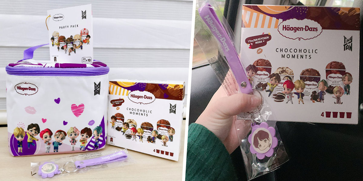 BTS’ TinyTan x Häagen-Dazs Collab Lets ARMYs Cop Cooler Bags & Keychains Featuring The Miniature Members