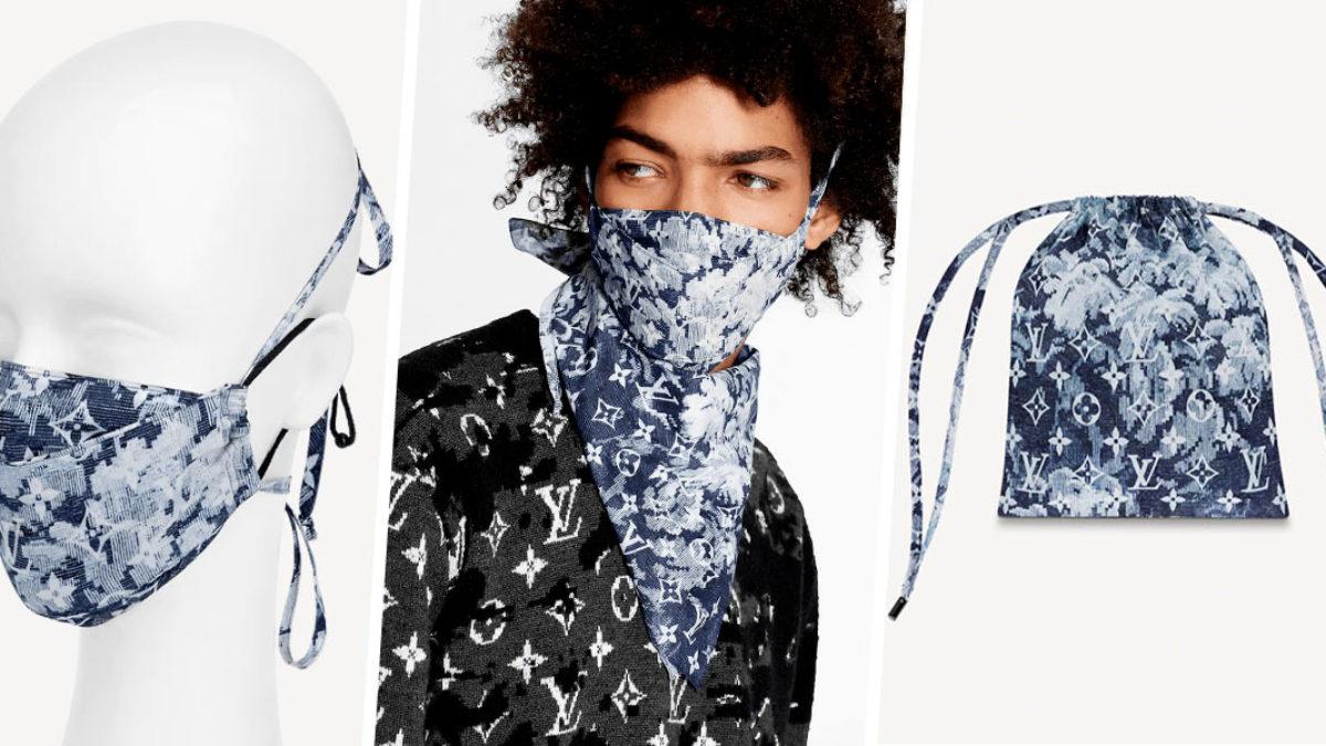 Shop Louis Vuitton MONOGRAM 2021 SS Monogram mesh mask cover