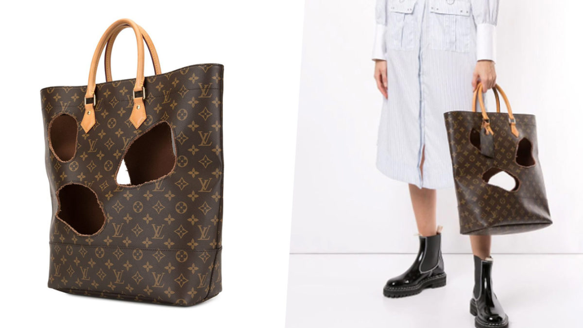 louis vuitton with holes