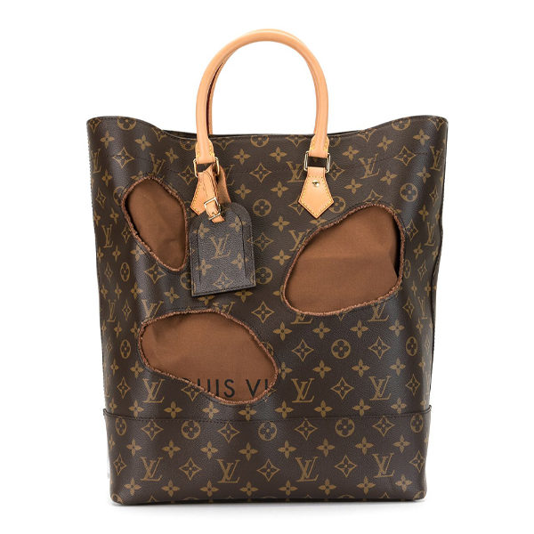 Louis Vuitton x Comme Des Garçons pre-owned Burned Holes Monogram Tote Bag  - Farfetch