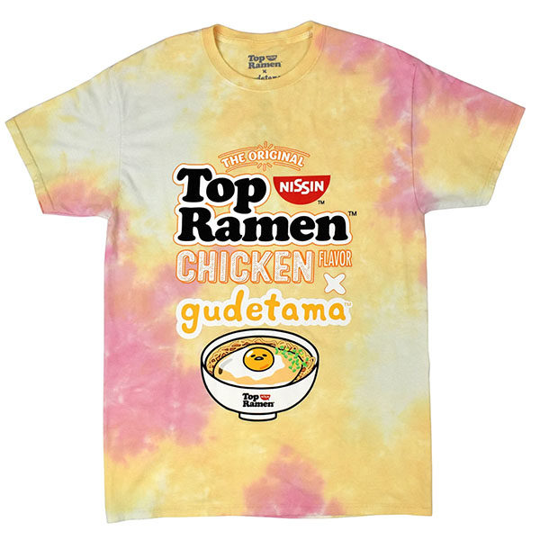 gudetama tie dye tee