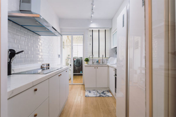 scandinavian pastel home kitchen