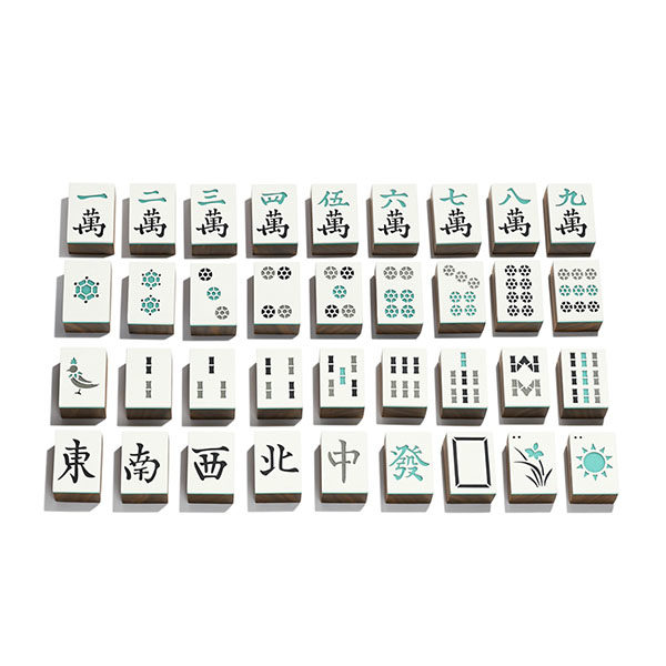 tiffany co mahjong set tiles
