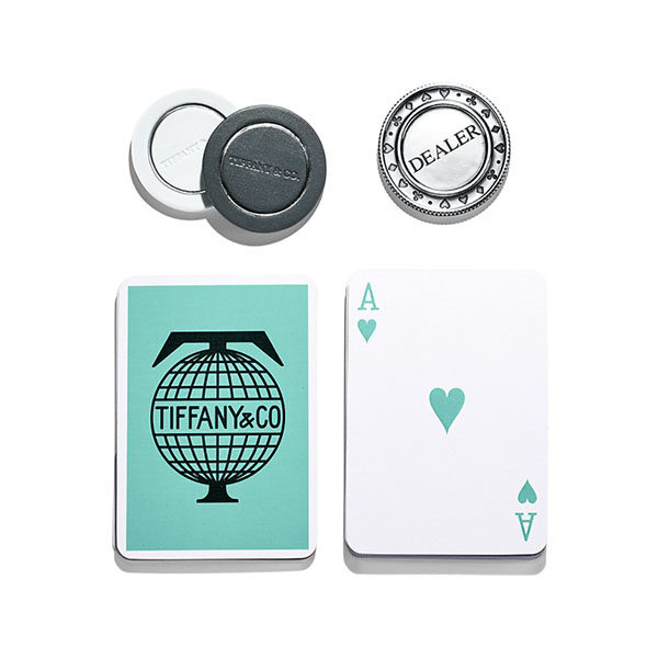 TIFFANY BLUE LEATHER MAHJONG SET, Hobbies & Toys, Toys & Games on Carousell