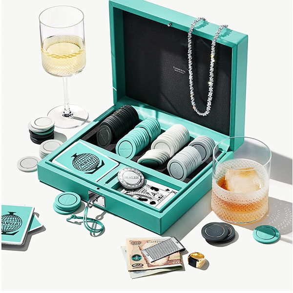 Tiffany & Co.'s Mahjong Set Comes In A Leather Box With Walnut