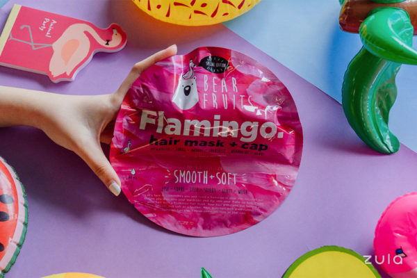 bear fruits flamingo hair masks