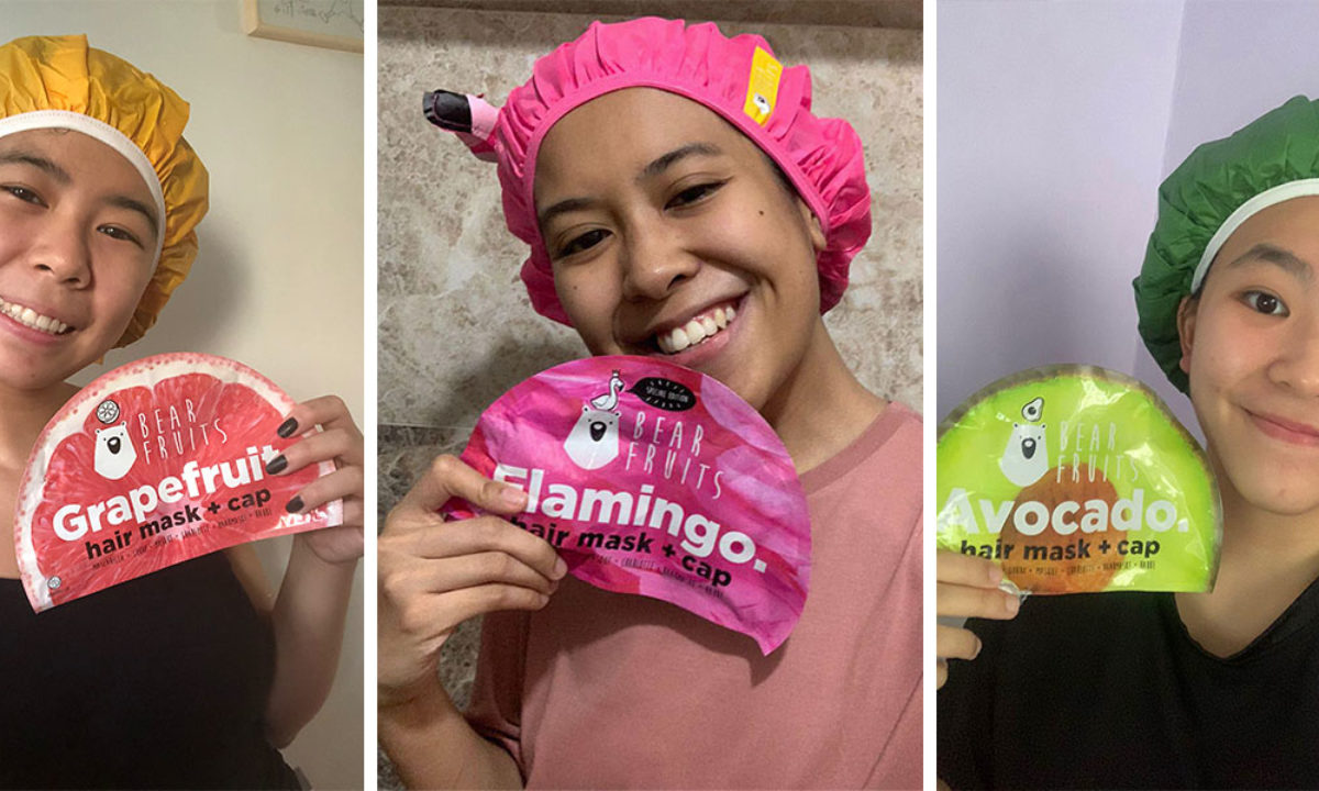 4 Girls Tried Bear Fruits' Shower Cap Hair Mask To See If They Could Get  Soft & Bouncy Hair In 30 Minutes 