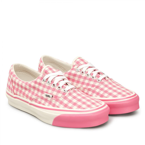 vans comme des garcons girl gingham sneakers