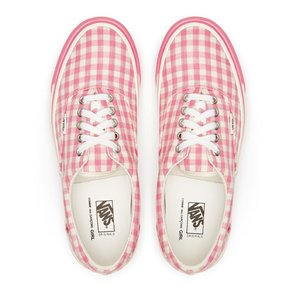 cdg vans pink