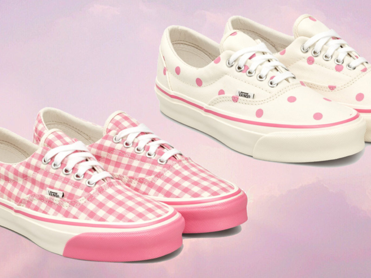 Vans x Comme des Garçons GIRL Pink Sneakers Are Sweet & Playful You To Nail Soft Girl Aesthetic -