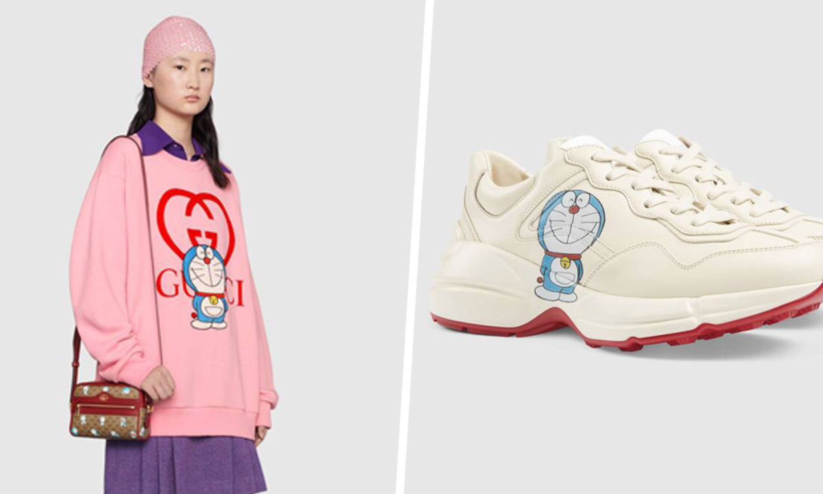 Gucci Has Dropped Its Doraemon Collection & Just Like Your Favourite Cat,  It Has Everything You Can Think Of 