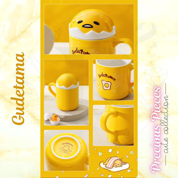 gudetama 3d lid