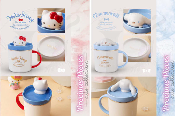 hello kitty and cinnamoroll creative phone holder sanrio mugs
