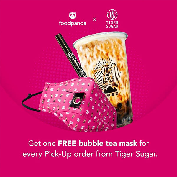 Foodpanda X Tiger Sugar S Bubble Tea Mask Will Save You The Trouble Of Removing Your Mask To Sip Bbt Zula Sg