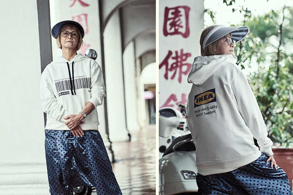 diagonaal Victor Ontmoedigen IKEA's Clothing & Accessories Line Is Now in SG, Hypebeast Grandparents  Show You How To Style The Hoodie & Tee - ZULA.sg