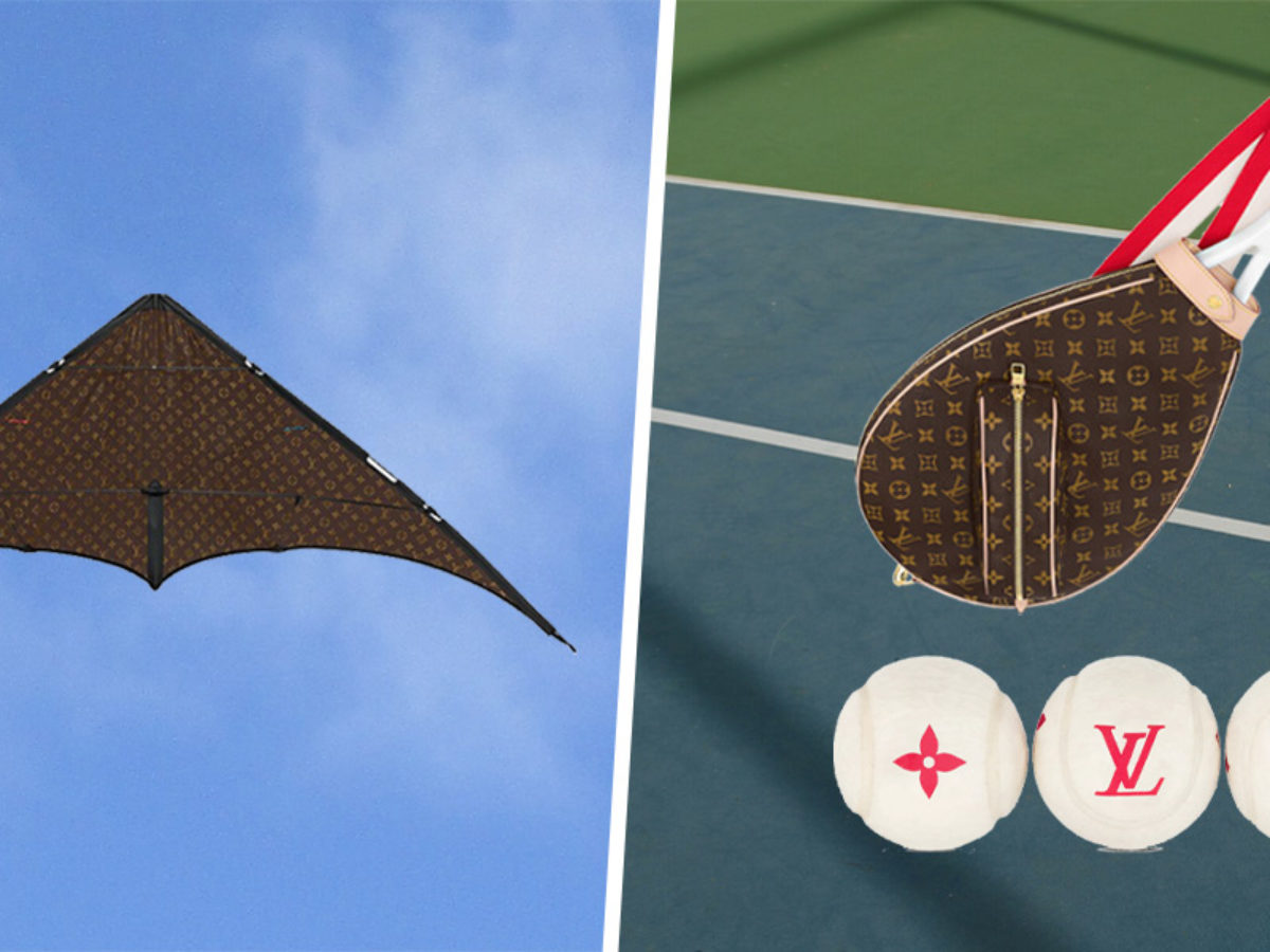 Louis Vuitton Now Has A Monogram Kite & Tennis Racket Cover For Atas  Outdoor Dates 