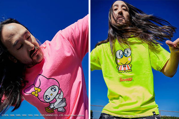 sanrio steve aoki character tee