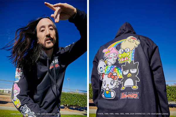 sanrio steve aoki hoodie