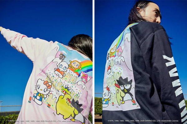 sanrio steve aoki long sleeve tee