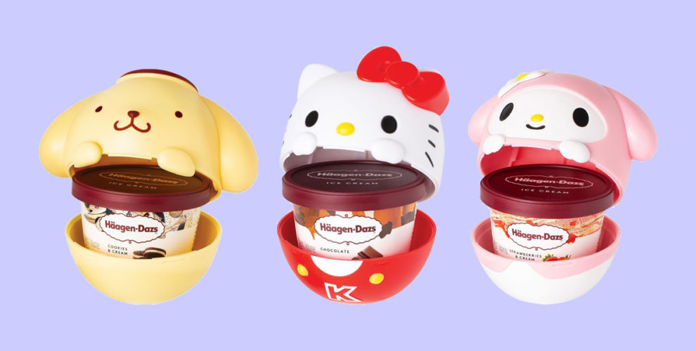 sanrio ice cream cups cover