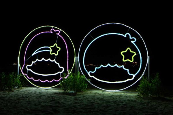 Sentosa Has Giant Neon Installations With Sanrio Characters & Colourful ...