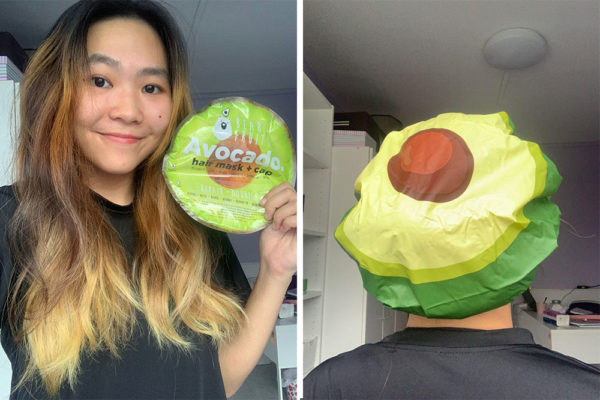 vivien bear fruits hair mask avocado