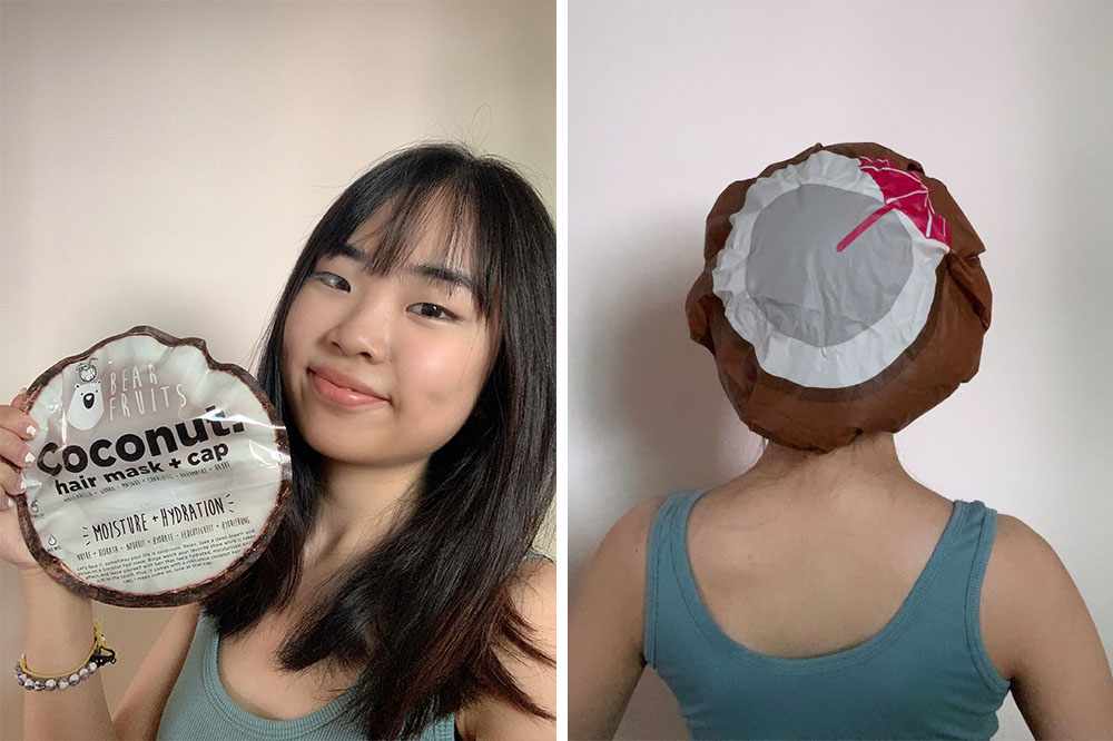 4 Girls Tried Bear Fruits' Shower Cap Hair Mask To See If They Could