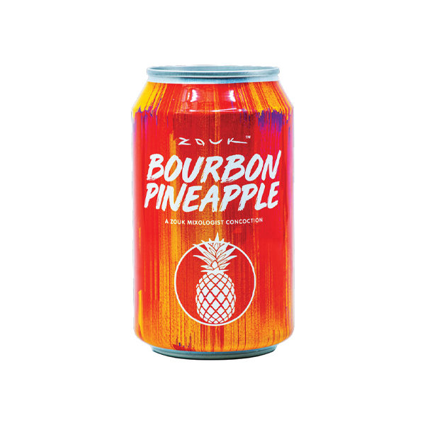 zouk canned cocktails bourbon pineapple