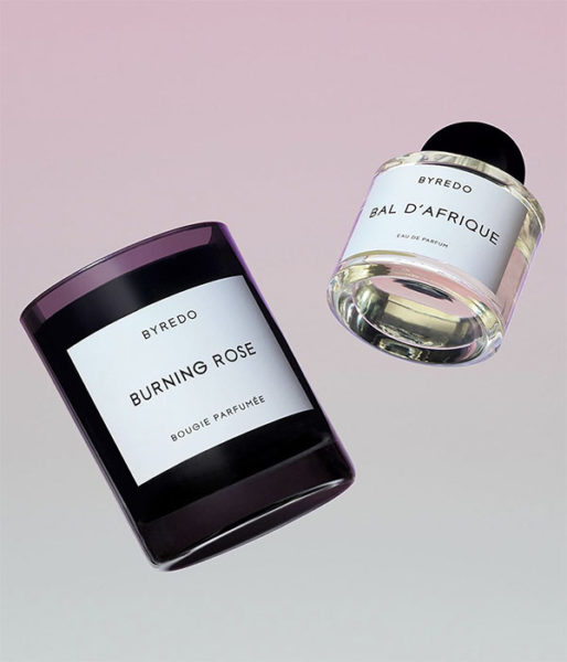 byredo perfume and candle