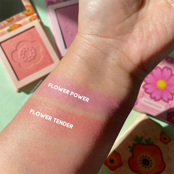 colourpop animal crossing blush swatch