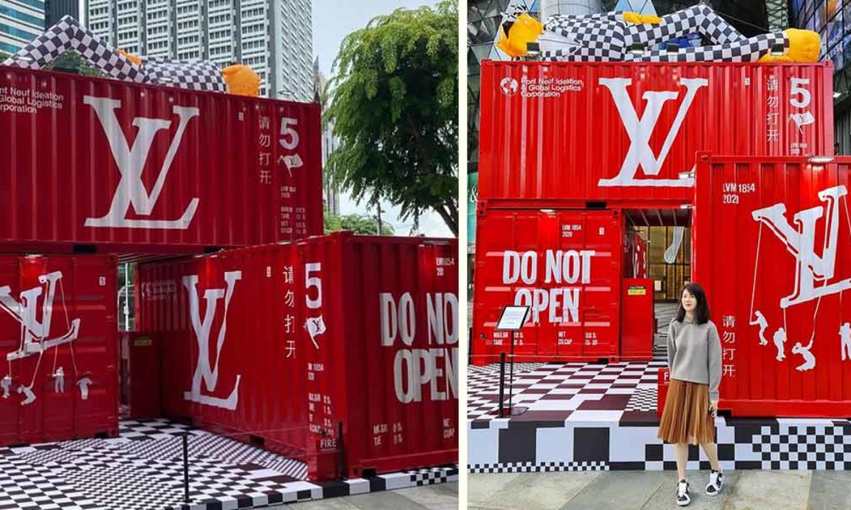 Louis Vuitton's Insta-Worthy Shipping Containers Have Landed At