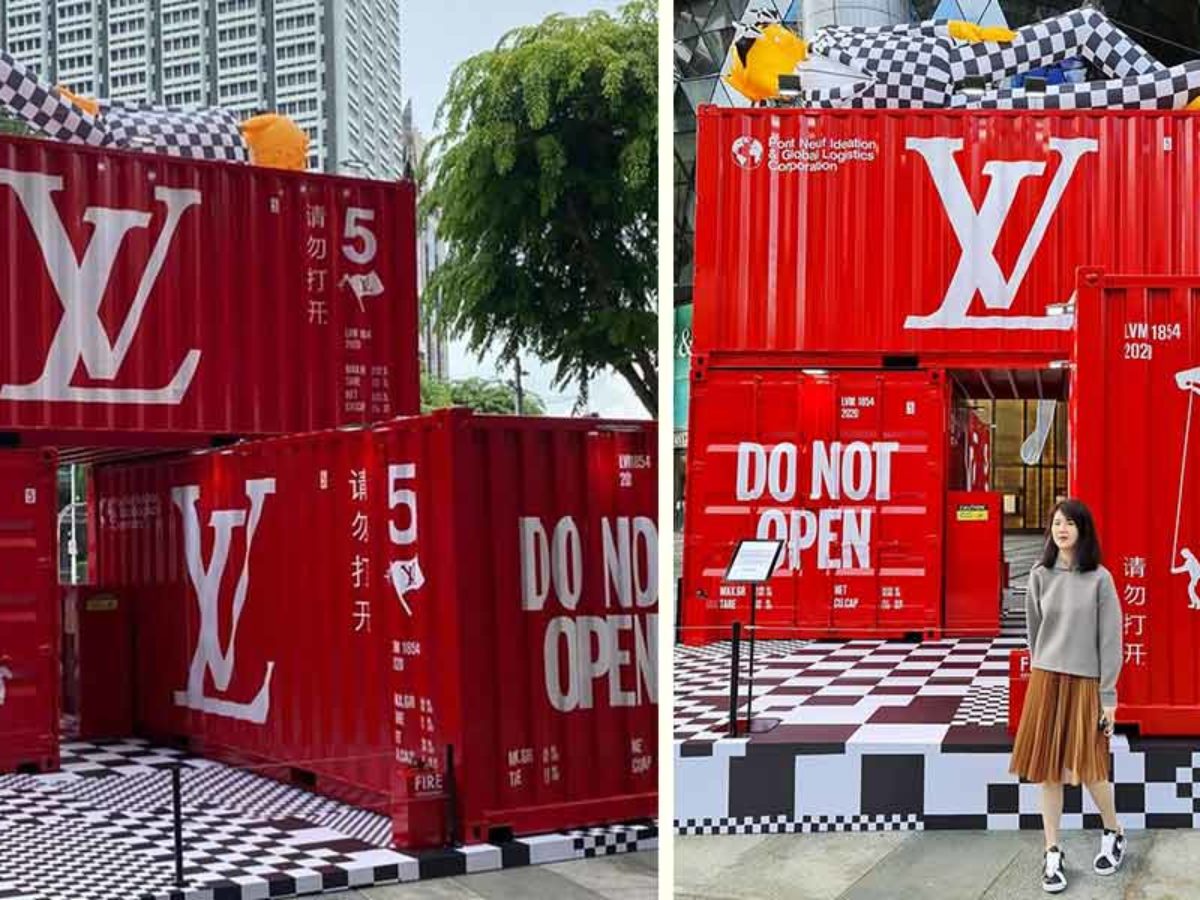 Louis Vuitton Spring-Summer 2021 Collection 'Message in a Bottle' Shipping  Containers Make Stop in Singapore
