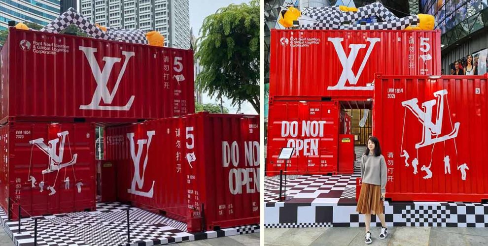 Louis Vuitton's Insta-Worthy Shipping Containers Have Landed At ION Orchard  For Your Next #OOTD Backdrop 