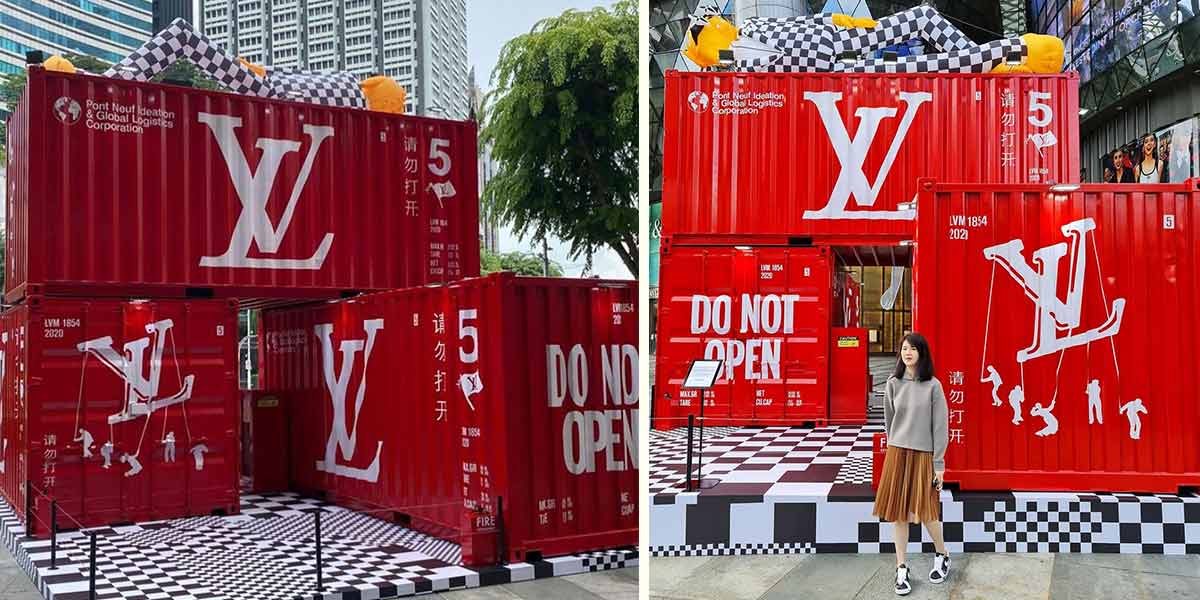 Louis Vuitton’s Insta-Worthy Shipping Containers Have Landed At ION Orchard For Your Next #OOTD Backdrop