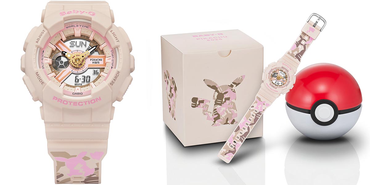 Casio & Pokemon Just Revealed A New BABY-G Watch With A Female Pikachu, Now You Can Really Catch ’Em All