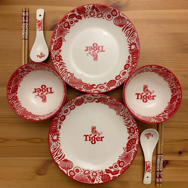 tiger beer cny cutlery instagram