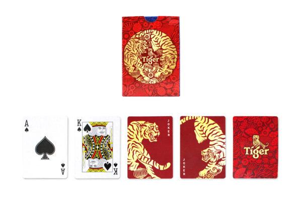 tiger beer cny poker cards