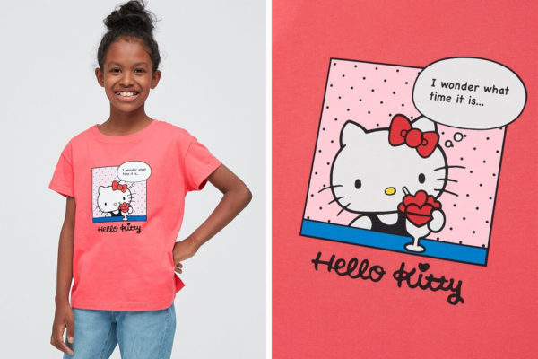 hello kitty girls' shirt