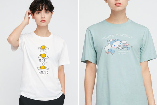 uniqlo x sanrio day in the life gudetama and cinnamoroll - ZULA.sg