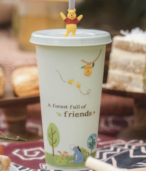 coffee bean winnie the pooh cold cup